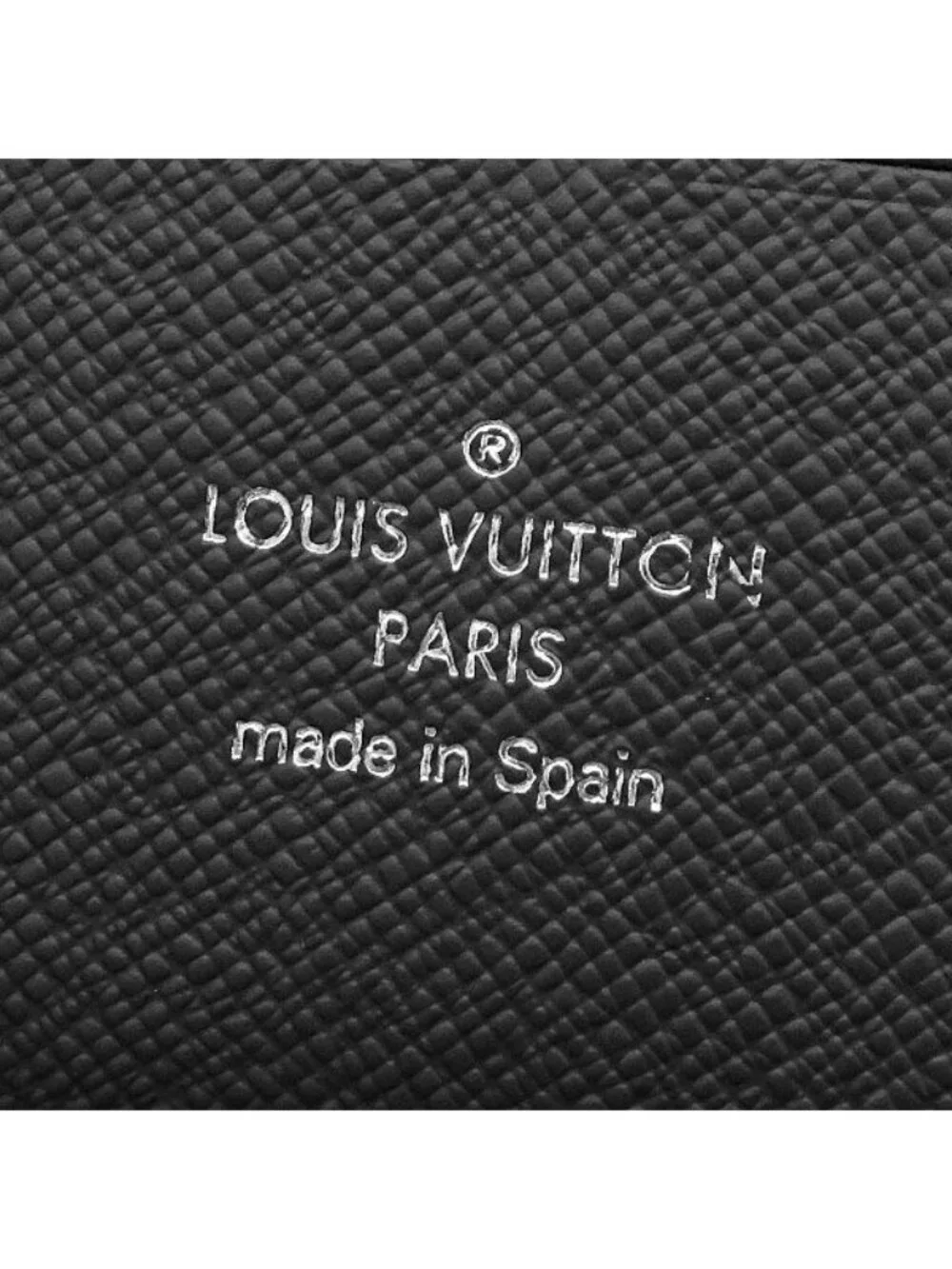 Louis Vuitton Wallet Zippy Organizer NM Monogram Eclipse Gunmetal Round Fastener